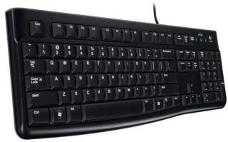 K120 Wired Keyboard - Black (920-002508) 