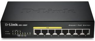 DGS-1008P 8-Port Unmanaged Gigabit Desktop Switch 