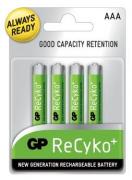 Rechargeable NiMH P/RC850 ReCyko+AAA Batteries - 4 pack