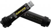 Survivor Stealth 64GB Flash Drive - Black