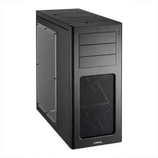 PC-7HWX Windowed Mid Tower Chassis - Black 