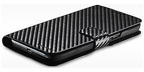Traveler N2U-100 Folio Case for Samsung Galaxy Note II - Carbon Fiber Black 