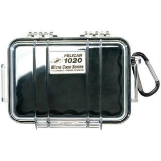 1020 Case with rubber liner - Black clear 