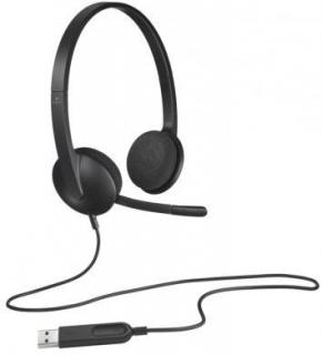 H340 USB Stereo Headset With Noise-cancelling Mic 