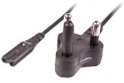 Male SA 3-Pin Plug To Female Figure 8 Cable - 1.8m