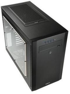 PC-A51WX Mid Tower Chassis - Black with black interior 