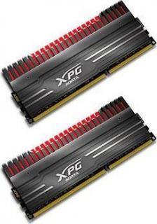XPG V3 2 x 4GB 2800Mhz DDR3 Desktop Memory Kit - Black (Red & Gold) (AX3U2800W4G12-DBV-RG) 