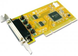 Serial RS-232 High Speed Low Profile Card with Power select (SER5037PHL) 