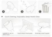 C-CLEAN-GLOVE Cleaning Glove - White