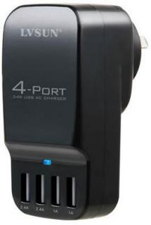 HM-DVI18 4 Port USB Wall Charger 