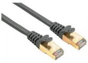 CAT5e 3m Moulded Gold Plated STP Patch Cable - Grey