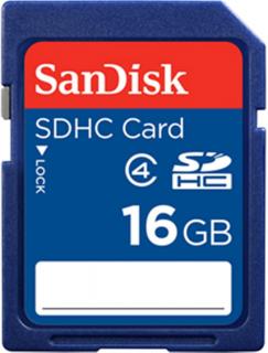 Standard 16GB SDHC Class 4 Memory Card 