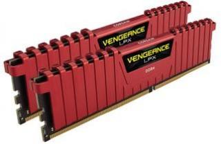 Vengeance LPX 2 x 4GB 2666MHz DDR4 Desktop Memory Kit - Red (CMK8GX4M2A2666C16R) 