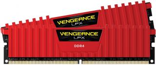 Vengeance LPX 2 x 4GB 2133MHz DDR4 Desktop Memory Kit - Red (  CMK8GX4M2A2133C13R) 