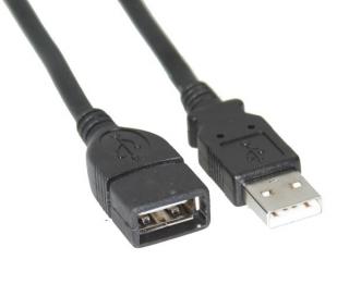 130847 Male USB 2.0 Type A To Female USB 2.0 Type A Cable - 1.2m 