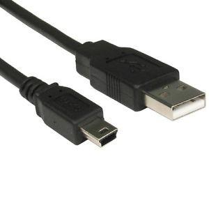 130857 Male USB 2.0 Type A To Male Mini USB Type B Cable - 1.2m 