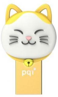 Connect 303 Lucky Cat 64GB OTG Flash Drive - Gold 