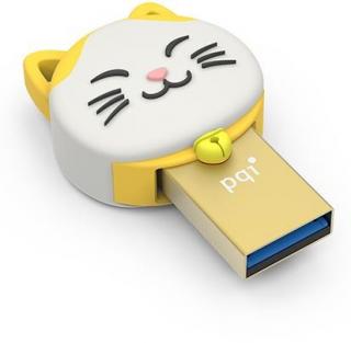Connect 303 Lucky Cat 32GB OTG Flash Drive - Gold 