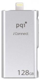 iConnect Series 128GB OTG Flash Drive - Silver 