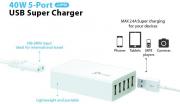 JUP50 40W 5-Port USB Dedicated Charger Hub