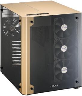 PC-O8 Windowed Mid Tower Chassis - Gold 