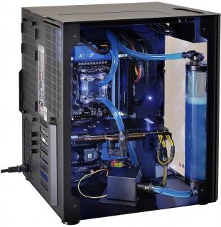 PC-O8 Windowed Mid Tower Chassis - Blue 