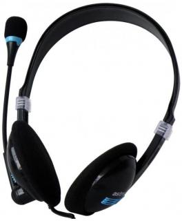 HS110  2 x 3.5mm Stereo Headset - Black 