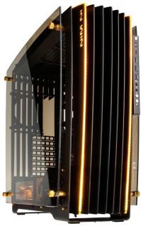 H-Frame 2.0 Open Air Windowed Full Tower Chassis - Black, Yellow & Gold 