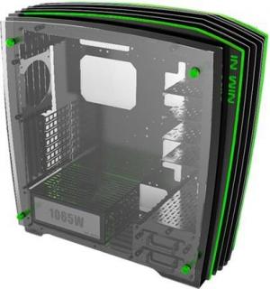 H-Frame 2.0 Open Air Windowed Full Tower Chassis - Black & Green 