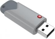 B100 USB2.0 32GB Flash Drive - Grey