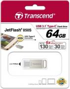 JetFlash 850 64GB USB 3.1 Type-C Flash Drive