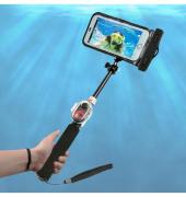 Selfie Stick with Waterproof Case