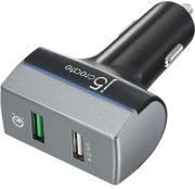 JUPV20 2-Port USB QC3.0 Car Charger