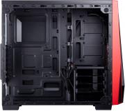 Carbide Series SPEC-04 Tempered Glass Mid-Tower Gaming Chassis - Black/Red