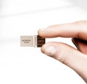 UC360 USB3.1 & microUSB OTG 64GB Flash Drive - Gold