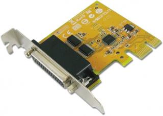 2-Port High Speed Serial PCI Express Low Profile Card 