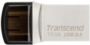 JetFlash 890 16GB USB3.1 & Type-C OTG Flash Drive