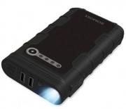 Portable Compact Size Jump Start Battery Pack 12000mAh - Black