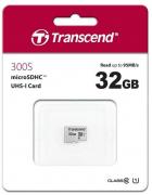 300S 32GB microSDHC Class 10 UHS-I U1 Memory Card (TS32GUSD300S)