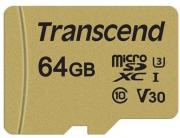 500S 64GB MicroSDHC UHS-I U3 V30 With SD Adapater