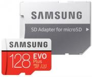 EVO Plus MicroSDHC 128GB Memory Card With Adapter