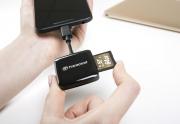 USB Type-C OTG Smart Card Reader - Black