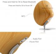 RB-M23 Bluetooth NFC Desktop Speaker - Silver