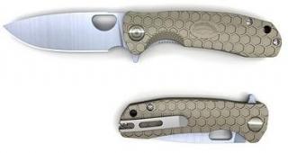 HB1012  Medium Flipper Knife - Tan 