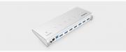 H73 Aluminum Alloy 7-Port USB 3.0 Hub with Laptop Stand