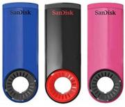 Cruzer Dial Triple Pack 16GB USB2.0 Flash Drive - Black, Blue, Pink