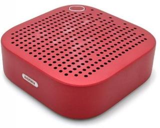 RB-M27 Bluetooth Metal Coated Portable Speaker - Bordeaux Red 