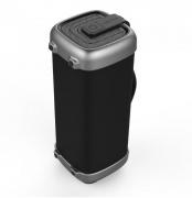 ST370 25W Aux, USB, MicroSD, FM Bluetooth Barrel Portable Speaker - Black