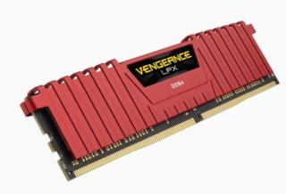 Vengeance LPX 8GB 2400MHz DDR4 Desktop Memory Module - Red (CMK8GX4M1A2400C16R) 