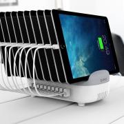 120W 10 Port USB Smart Desktop Charging Station (DUK-10P) - White